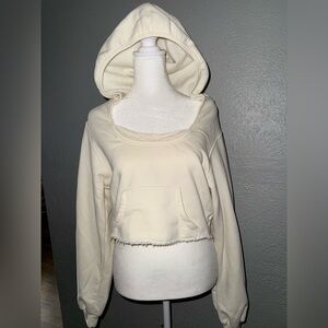 NWOT As Revival Hoodie‎ Ivory Laced Size Medium Altard State